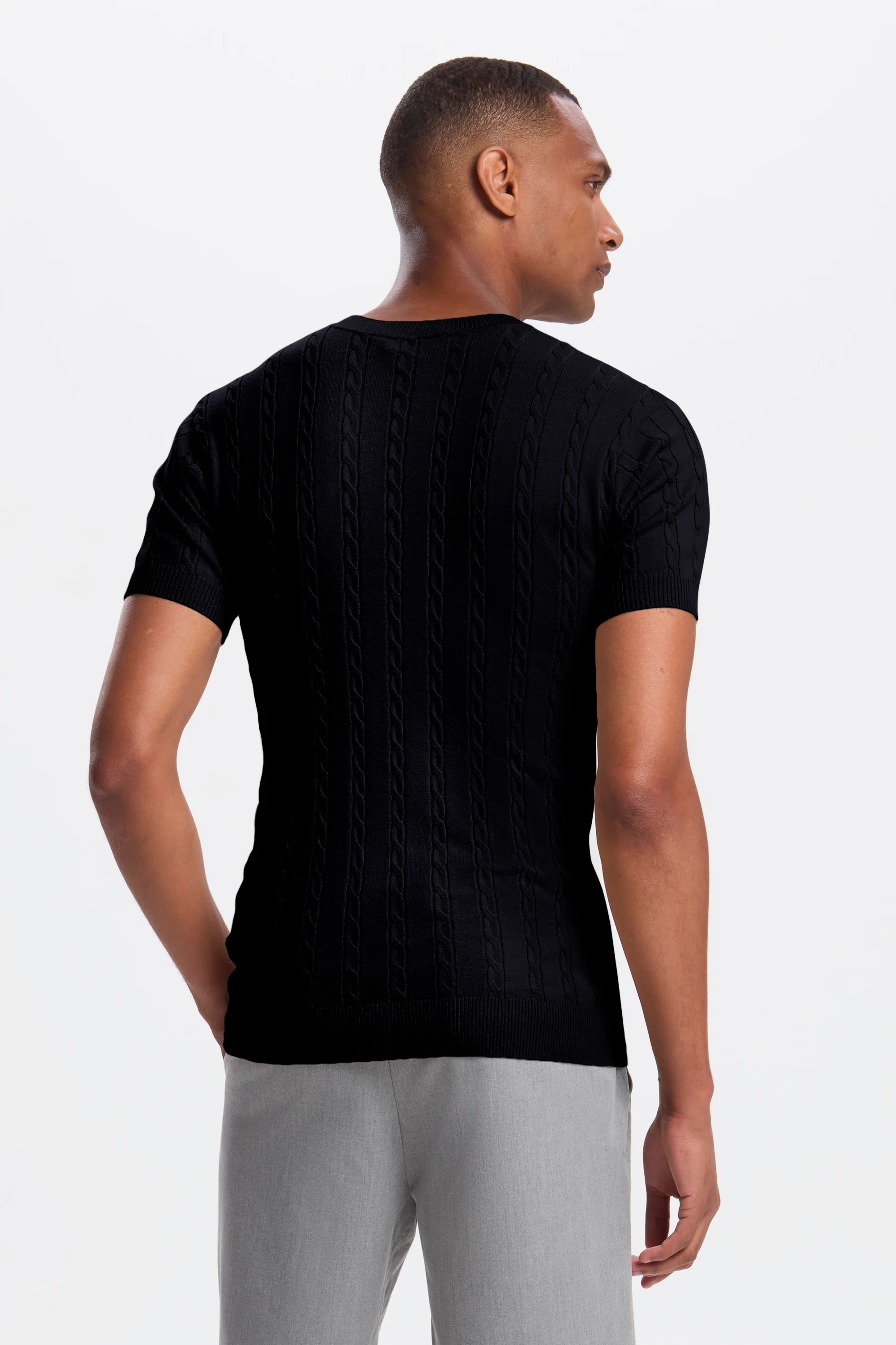 THE CABLE SHORT SLEEVE T-SHIRT - Image 5