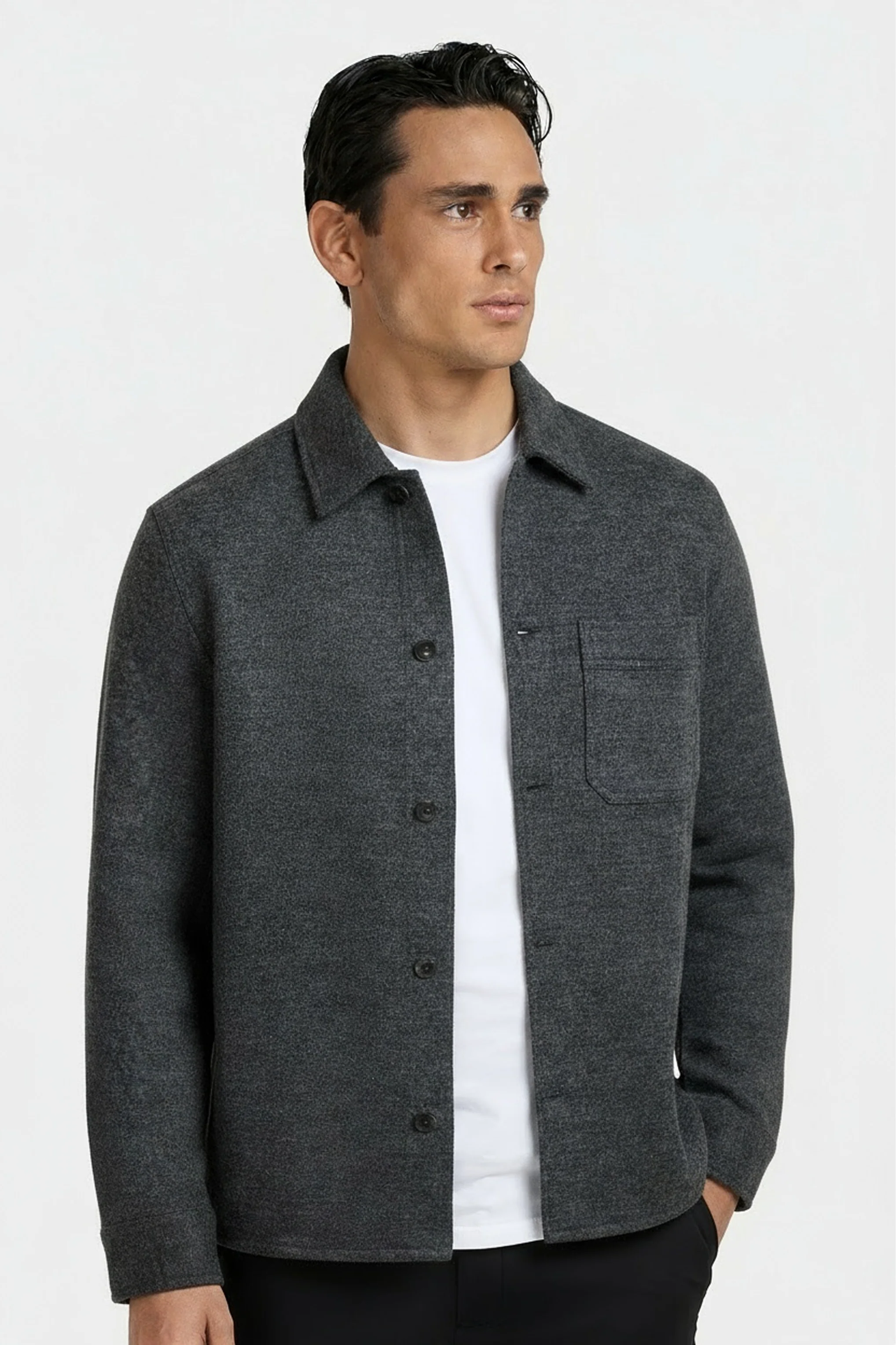 THE OTTO WOOL OVERSHIRT - Image 4