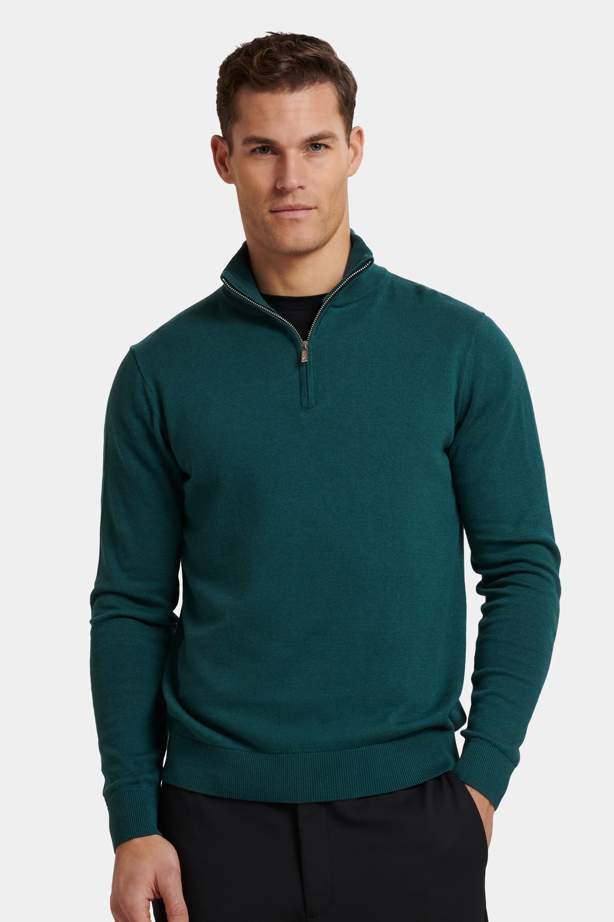 THE SANTONI QUARTER ZIP SWEATER - Image 10