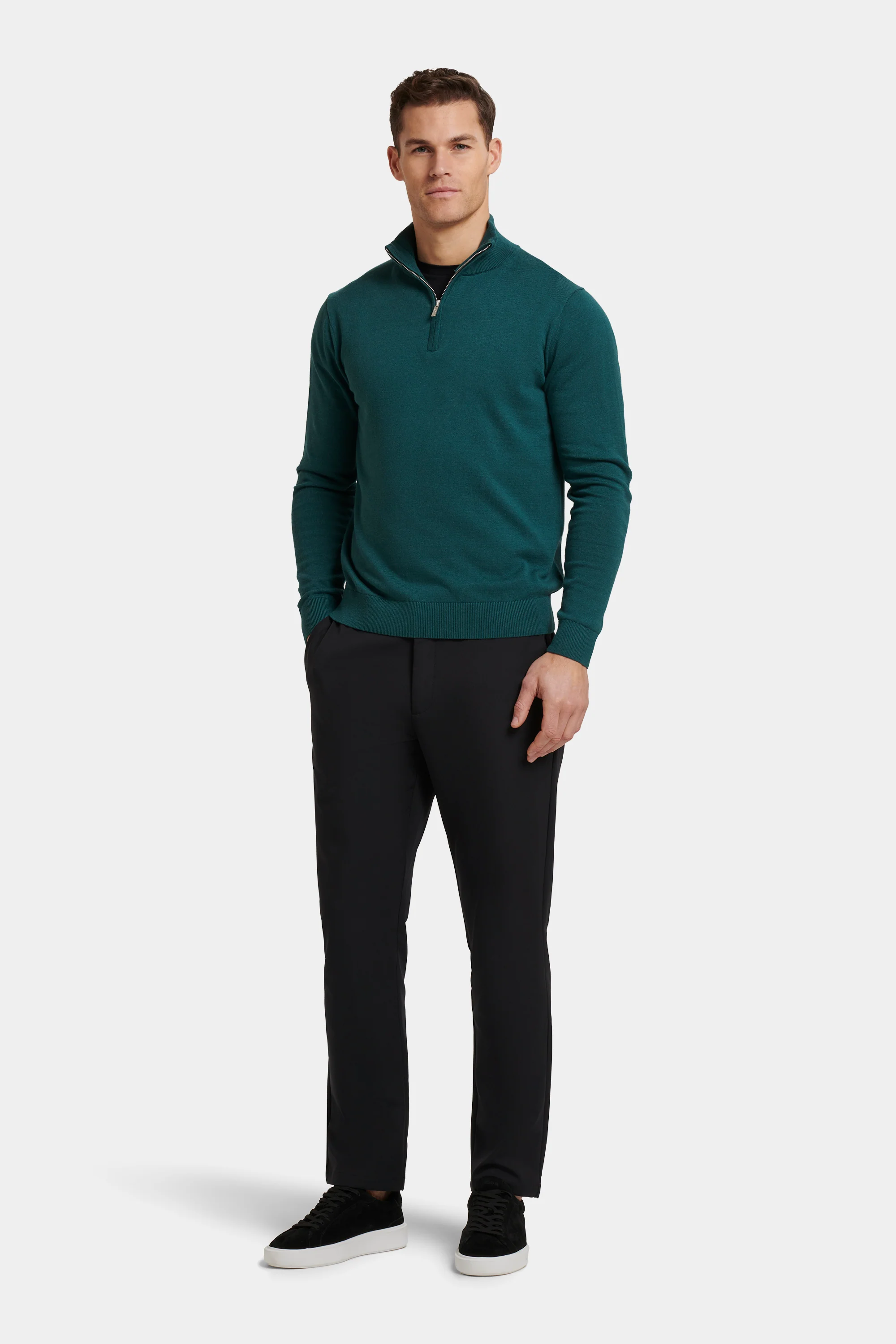 THE SANTONI QUARTER ZIP SWEATER - Image 11