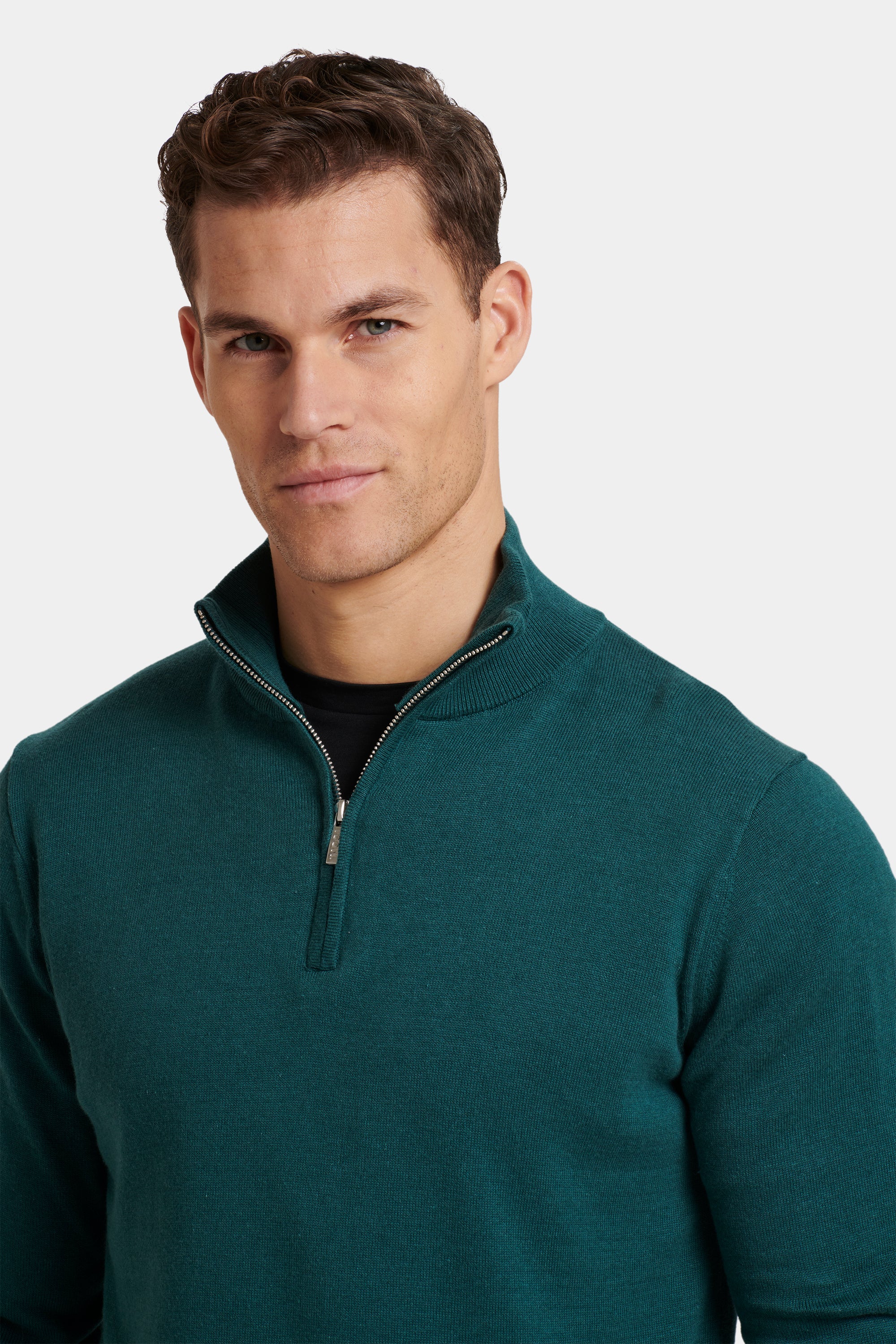 THE SANTONI QUARTER ZIP SWEATER - Image 12