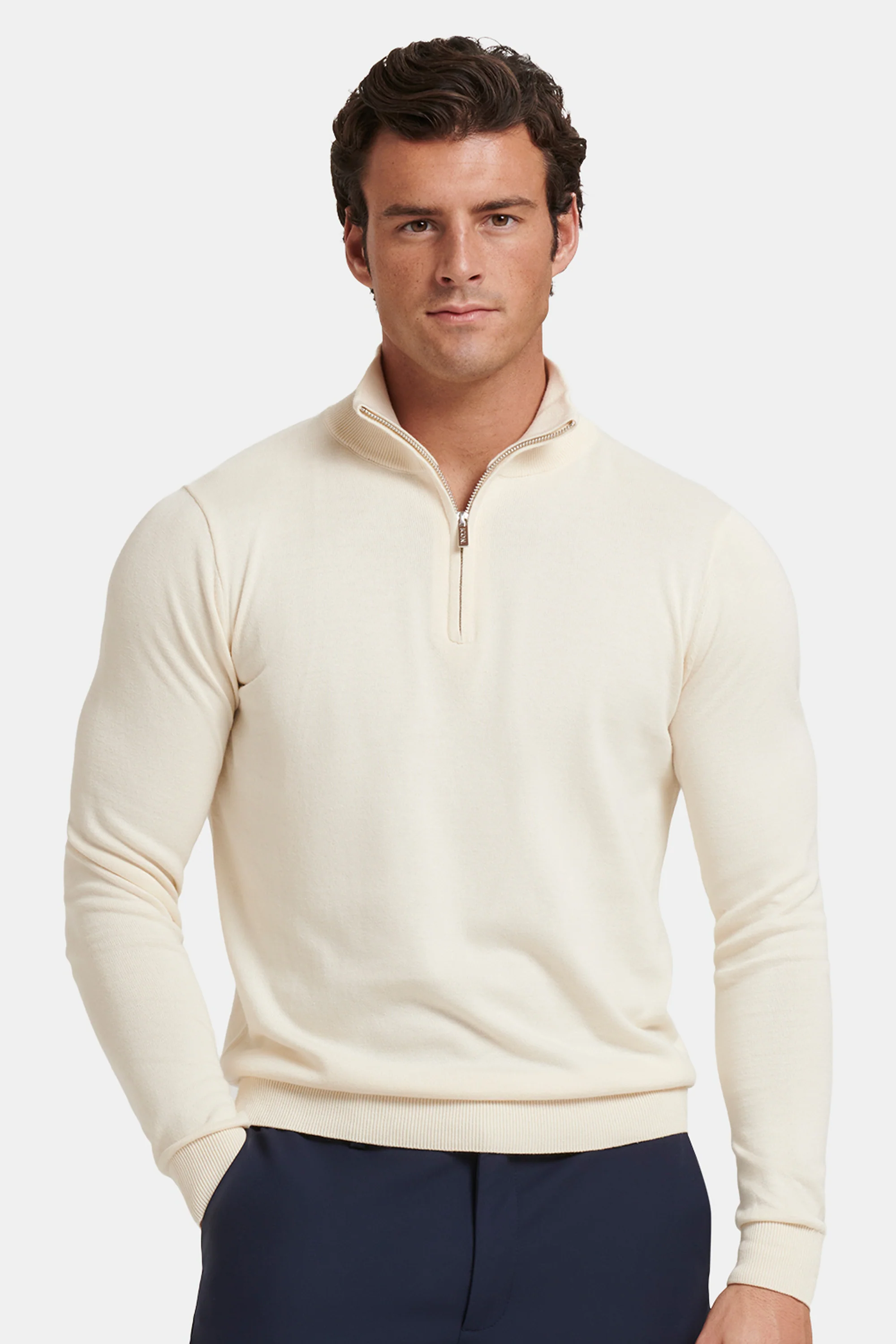 THE SANTONI QUARTER ZIP SWEATER - Image 13