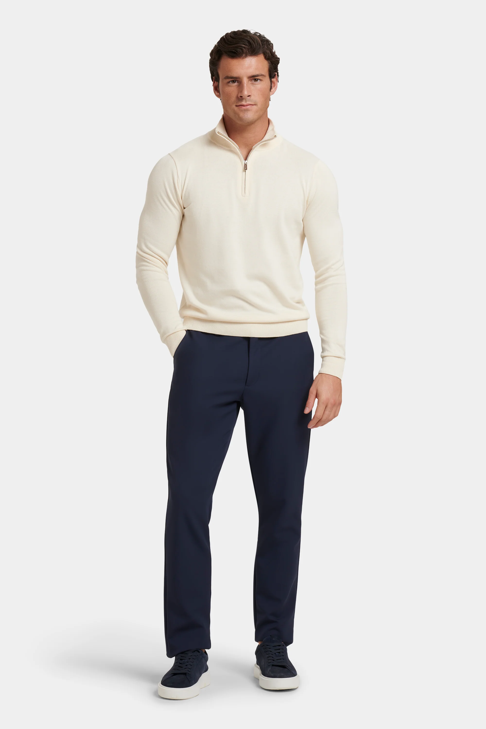 THE SANTONI QUARTER ZIP SWEATER - Image 15