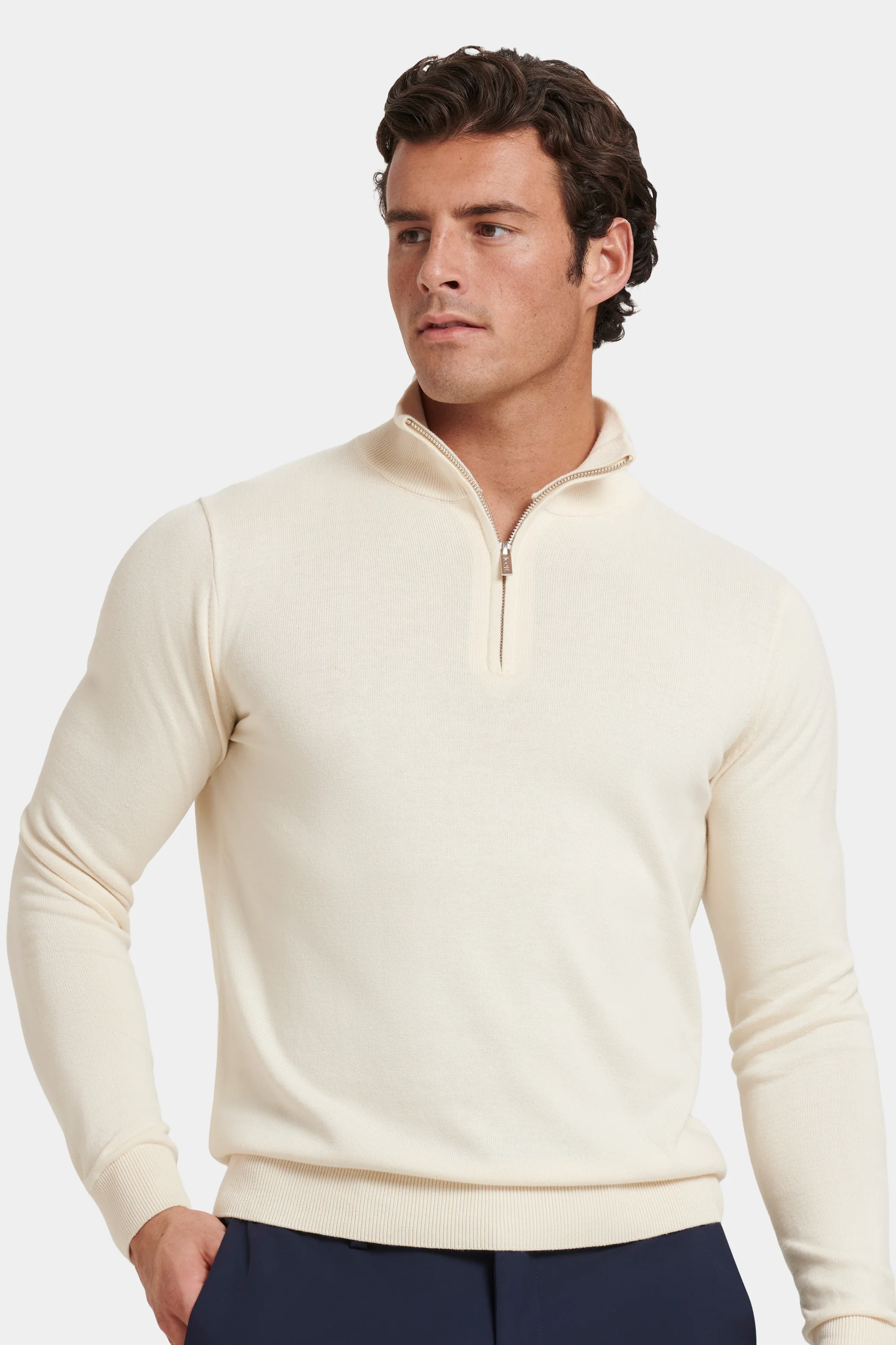 THE SANTONI QUARTER ZIP SWEATER - Image 16