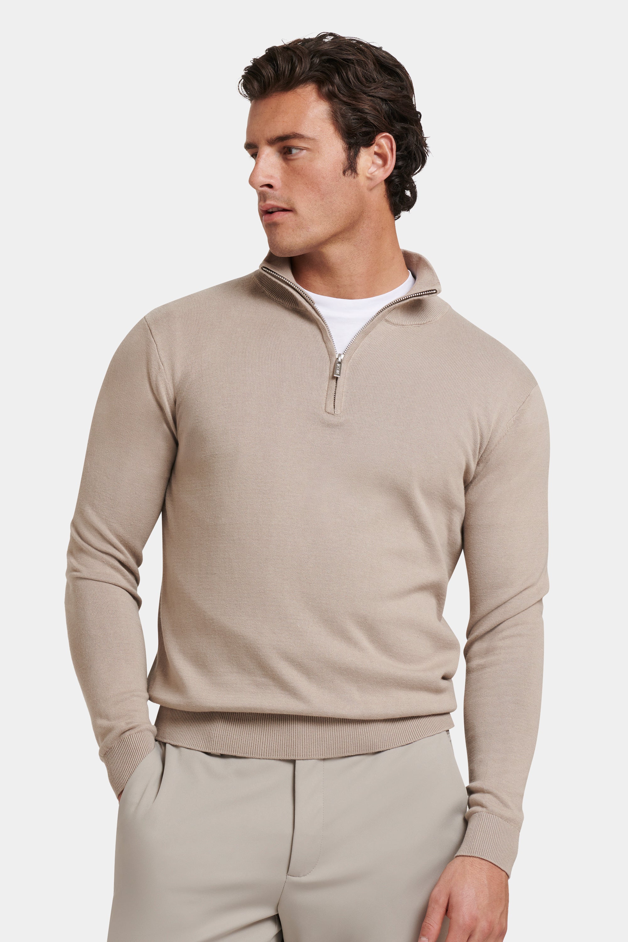 THE SANTONI QUARTER ZIP SWEATER - Image 20