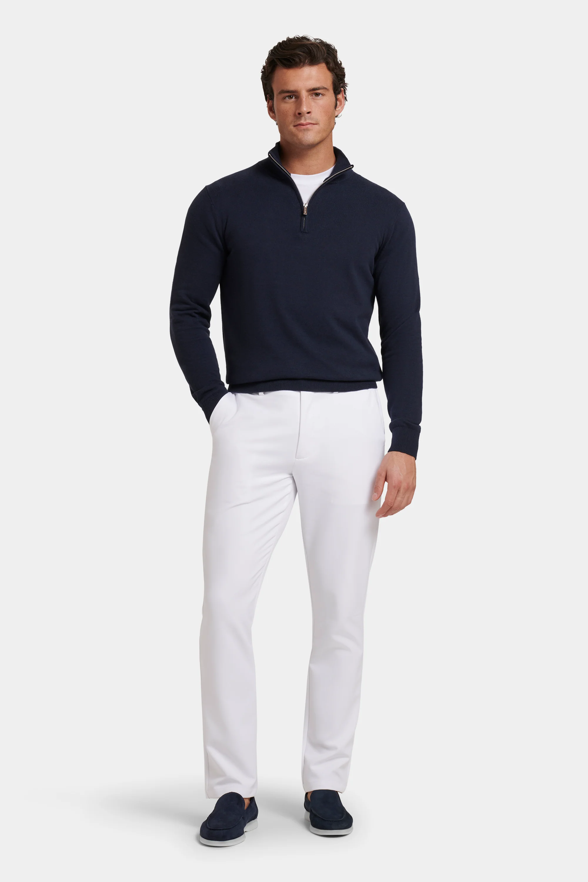 THE SANTONI QUARTER ZIP SWEATER - Image 7