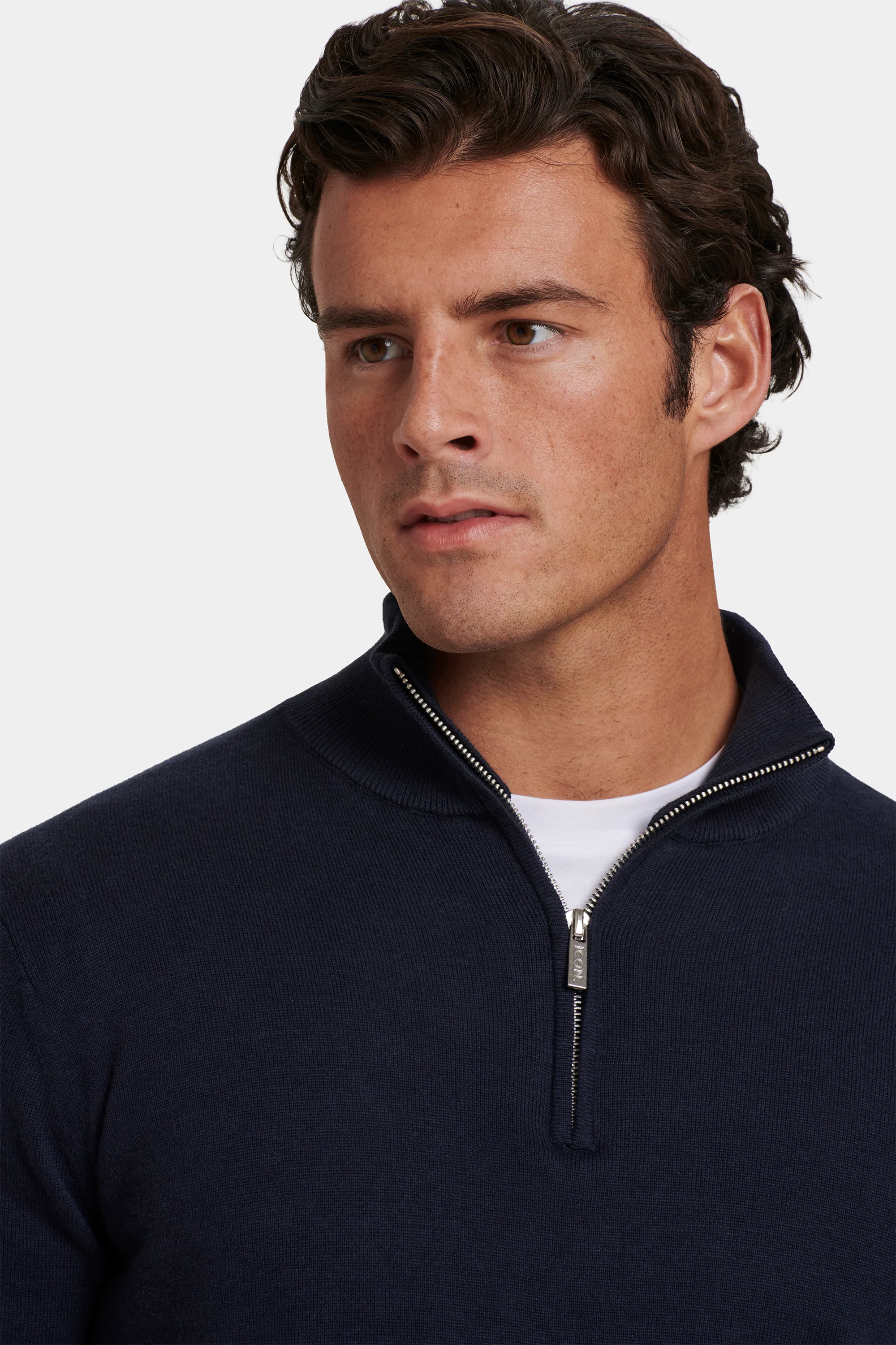 THE SANTONI QUARTER ZIP SWEATER - Image 8