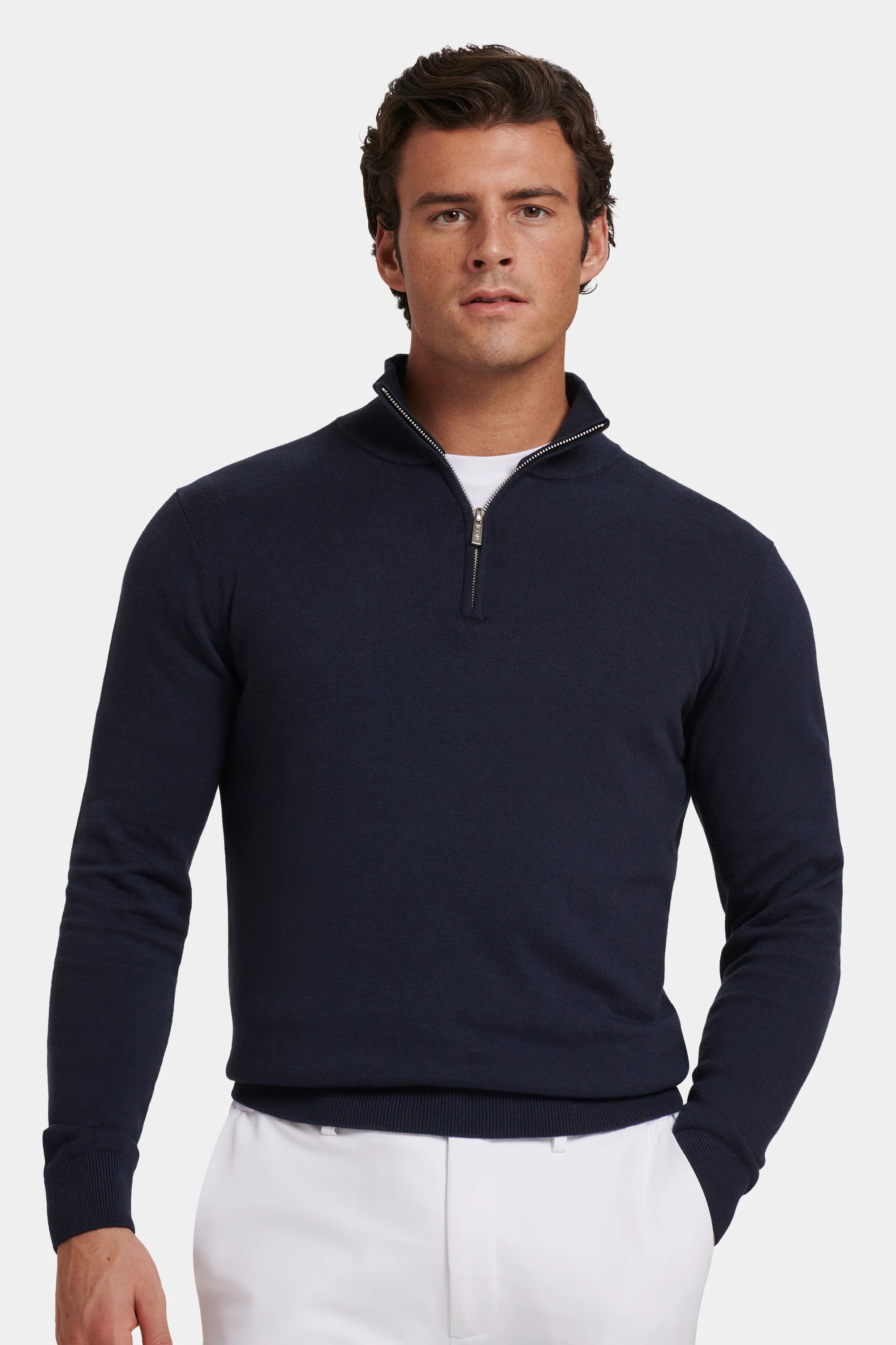 THE SANTONI QUARTER ZIP SWEATER - Image 9